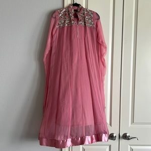 Pink Shalwar Kurta (3 Piece Suit)